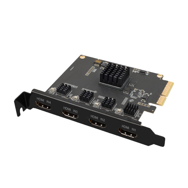 PTZCam 4-channel HDMI PCI Express capture card