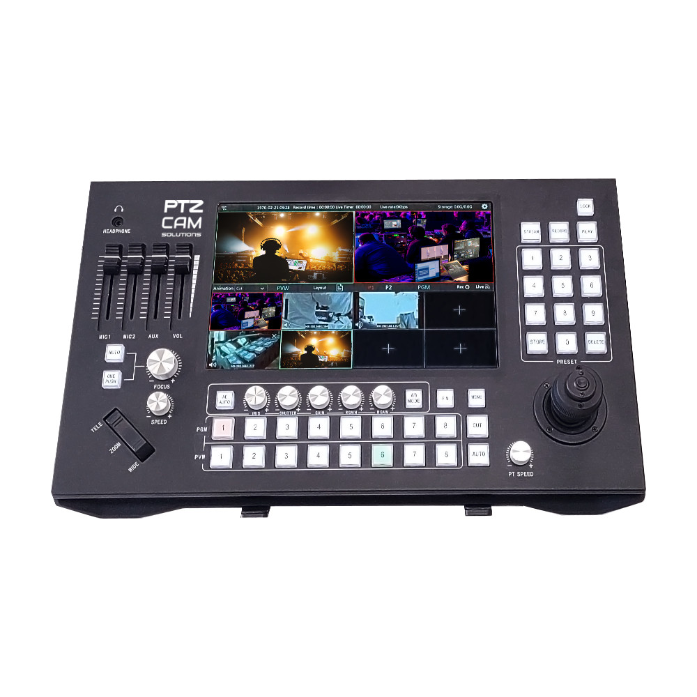 PTZCam Switch N8 - 8-channel NDI|HX2 Switcher and PTZ Controller