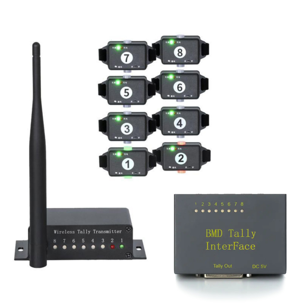 PTZCam TALLY8 Wireless Tally System for Blackmagic ATEM Switchers