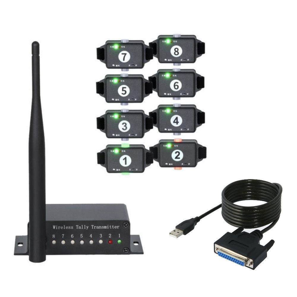 PTZCam TALLY8 vMix - 8-camera wireless tally system for vMix
